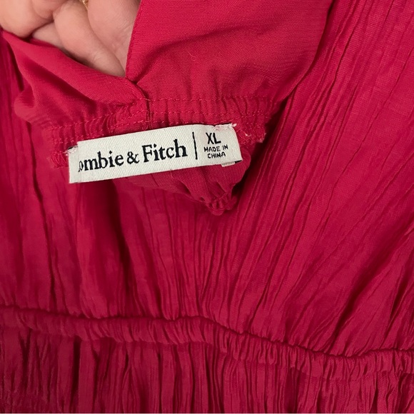 Abercrombie Smocked Plunge Mini Dress - Picture 3 of 7